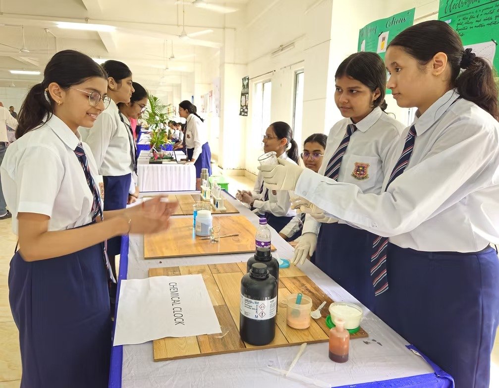 Students performing